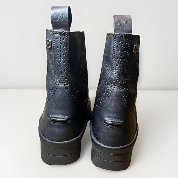 Ovation Women's Tuscany Zip Front Paddock Boot - Black Size 9 EUC - Picture 7 of 12